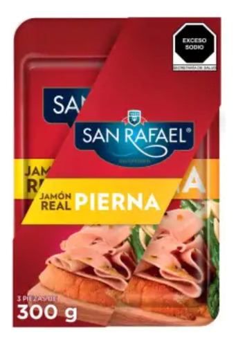 Jamón De Pierna San Rafael 3 Piezas De 300gr