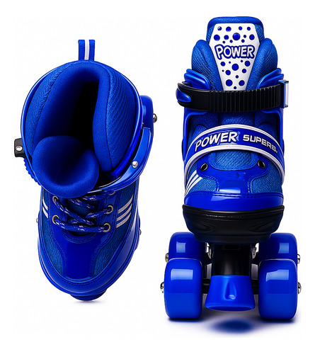 Patines 4 Ruedas Roller Niño Patin Gimnasia Danza Ajustables