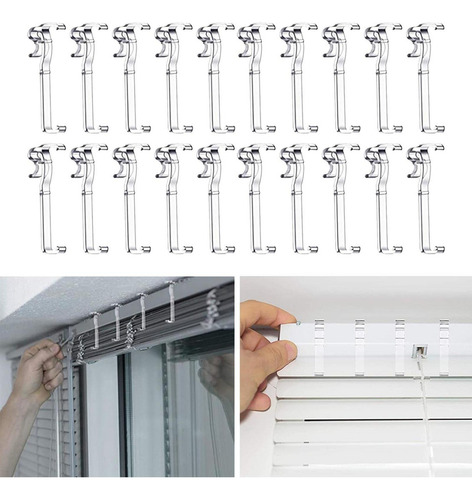 20 X Clips Para Persianas Piezas De Persianas Duraderas