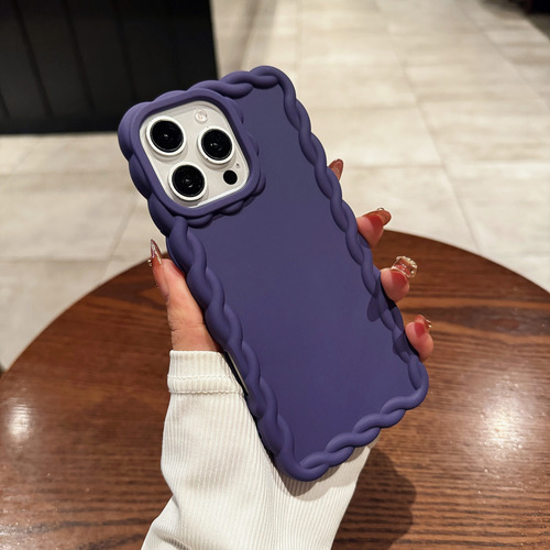 Funda Para Samsung Galaxy A06/a16/s24 Fe, Brillo Metálico Mate Y Marco Retorcido, Silicona Suave Que Absorbe Los Golpes