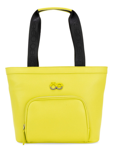 Bolsa Tote Cloe Rabriel Grande Color Amarillo