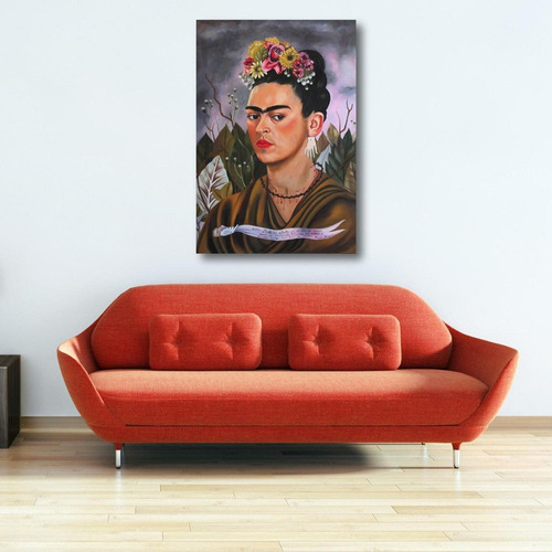 Cuadro Decorativo Frida Kahlo Obras Pintura Sala 90x60