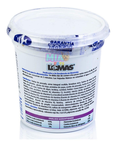 Imagen 5 de 6 de Alimento En Hojuelas Para Peces Tropicales 30g