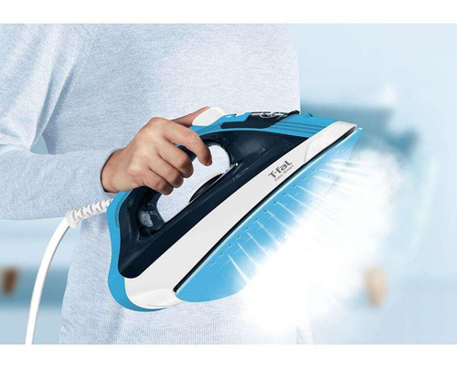 Plancha De Vapor T-fal Easy Y Quick Azul - P1940 Color Azul Azul