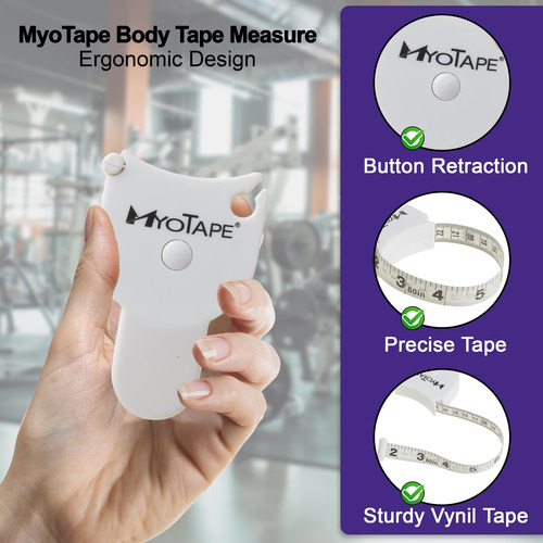 Myotape Accufitness Mt05 Blanco 1 Unidad