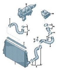 Manguera Turbo Intercooler Volkswagen Amarok 2017-2021 
