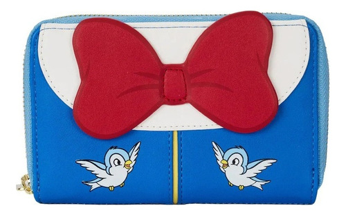 Loungefly Disney Snow Whit Around Wallet Color Azul Marino