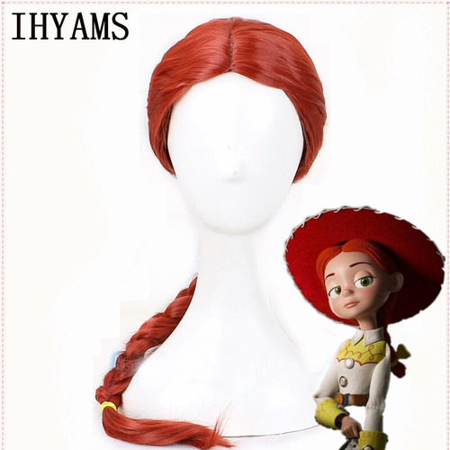 Perucas Grandes De Cosplay De Jessie Trançadas De Toy Story