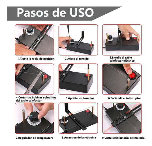 Cortador De Cinta Para Manualidade Con Temperatura Ajustable