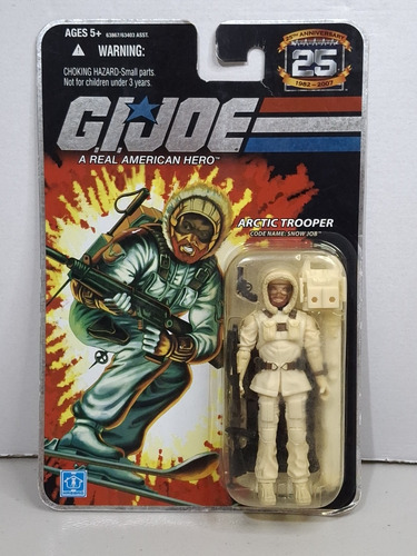 Gi Joe Arctic Trooper Snow Job 2007 Gi Joe 25th Hasbro