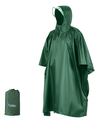 Poncho Para Exteriores, Abrigo Con Capucha, Tapete De Lluvia