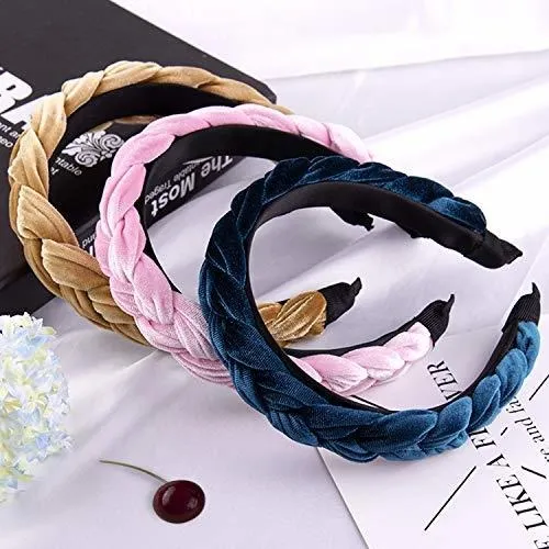 Diademas - Diademas Para Cabello - Siquk - 6 Diademas Trenza