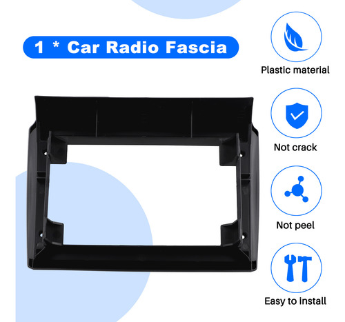 Panel De Radio Fascia De Coche De 9 Pulgadas Para Jumper Box