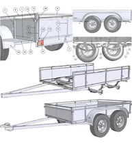 Comprar Projeto Construir Carretinha Reboque Trucada Com 2 Eixos
