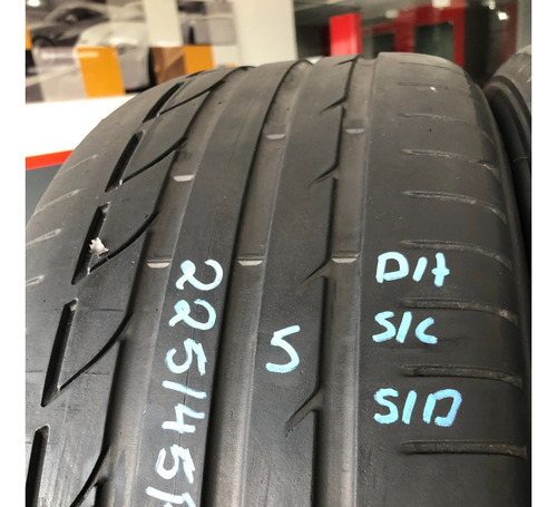 Kit 02 Pneus 225/45r19 Bridgestone Potenza S001 92 Rft (5/6) (Usado)