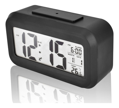 Reloj Despertador Pantalla Led Fecha Temperatura Alarma