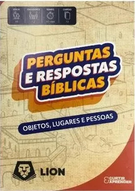 Kit Jogos de Cartas Perguntas e Respostas Bíblicas - Ri Happy