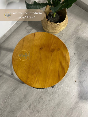 Banco Taburete De Bar Elipse Industrial Asiento De Madera