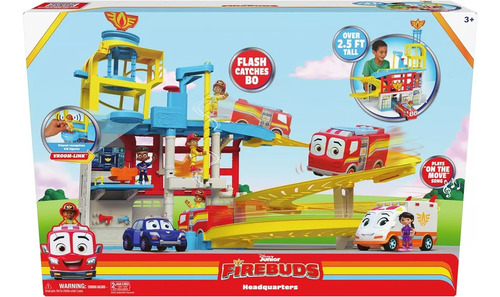 Disney Junior Firebuds Estación De Bomberos Con Luces Sonido