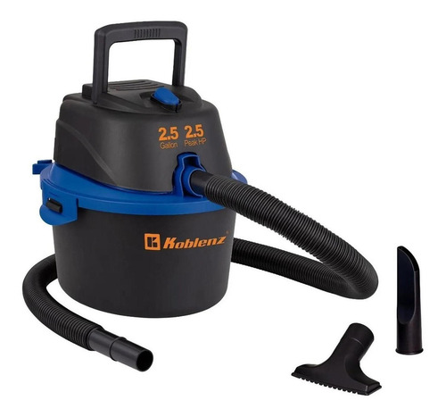 Aspiradora industrial De tacho Koblenz WD-2.5 MA 2.5 gal negra y azul 120V 60Hz
