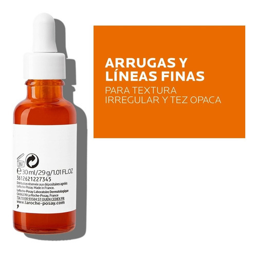 Serum La Roche Posay Vitamina C Pure Vitamin C10 Todo Tipo De Piel Día/noche