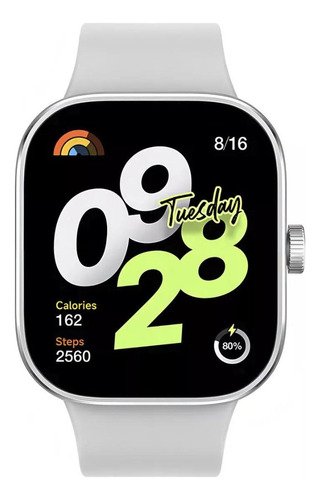 Smartwatch Redmi Watch 4 Pulseira Tpu Preto Mesh Preto Cinza