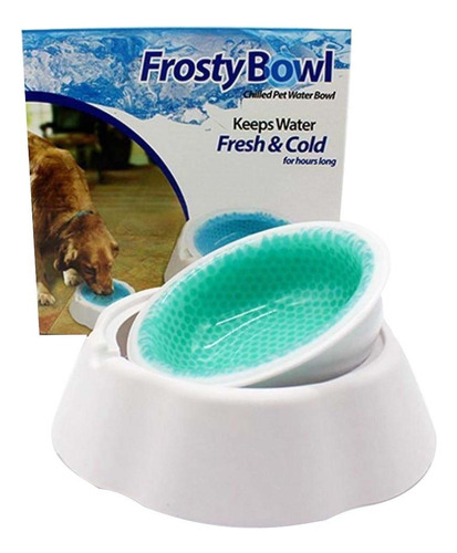 Plato Cuenco Frosty Bowl Enfriante Refrescante Para Mascotas