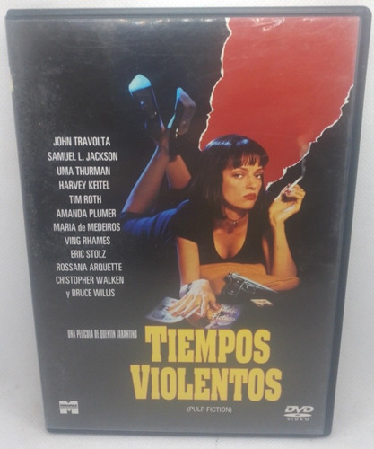 Tiempos Violentos / Dvd R1 & R4 / Seminuevo A/ John Travolta