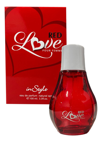 Perfume Red Love De Mujer 100 Ml Eau De Parfum Instyle