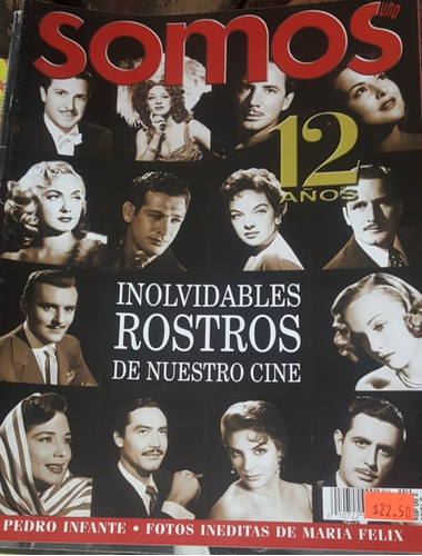 Revista Somos Inolvidables Rostros De Nuestro Cine