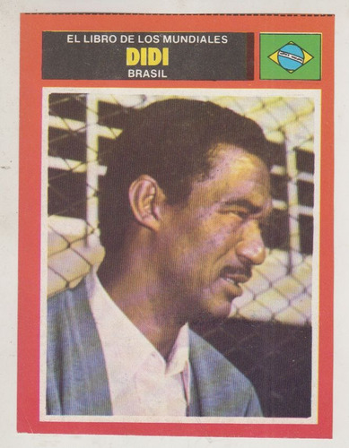 Futbol Brasil Tarjeta 1974 Waldir Pereira Didi De Coleccion