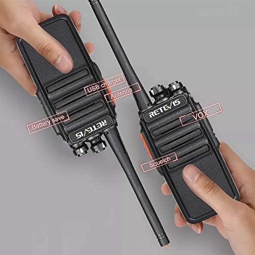 Retevis H-777s Walkie-talkies De Largo Alcance, Radio Recarg