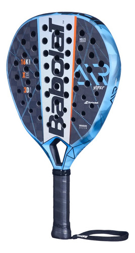 Imagen 2 de 8 de Paleta de pádel Babolat Air Viper 2022 color negro/gris/azul