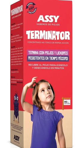 Assy Terminator Locion Piojos Y Liendres X 90 Ml Pack X 2