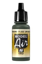 Comprar Vallejo 71322 Model Air Ijn Verde Negro Aerógrafo La Plata 