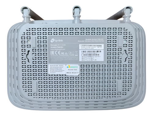 Lote De 05 Roteadores Tp-link Archer C20 Dual Band Wifi Fast (Usado)