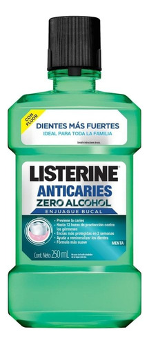 Enjuague Bucal Listerine Anticaries Zero 250ml