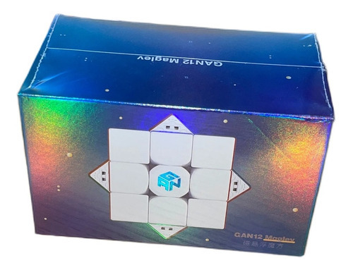 3x3x3 Gan 12 Pro Frosted Maglev Cubo Profesional Magnético Color De La Estructura Stickerless