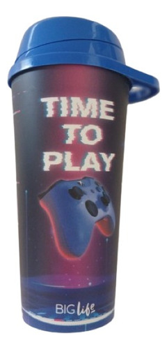 Vaso 18 Oz Con Pico Y Tapa Gamer 