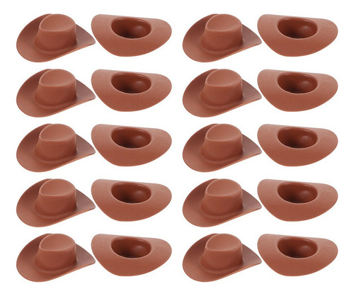 Minisombrero De Vaquero, 40 Unidades, Multicolor, Para Niños