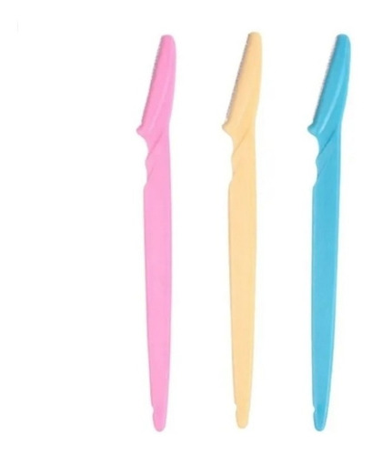 Imagem 7 de 7 de Lâmina De Sobrancelha Feminina Dermaplaning Kit C/3 Navete