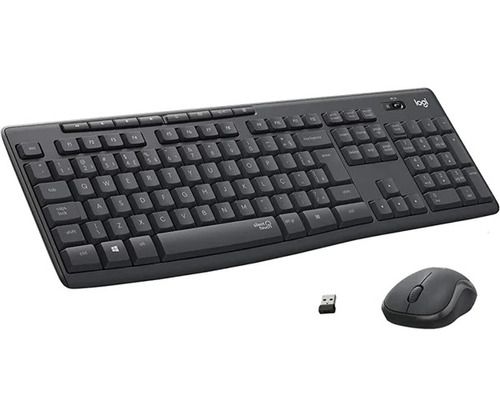 Teclado Y Mouse Inalámbrico Logitech Mk295 Negro