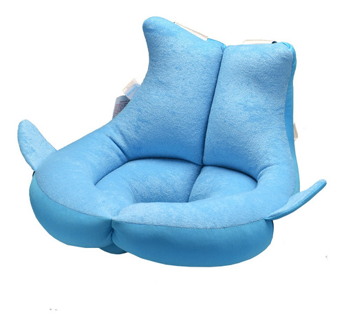 Almofada Infantil De Banho Ergonômica Acolchoada Kababy Cor Azul