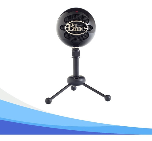 Microfono Blue Mic Usb Snowball Gloss Black - Tienda Oficial