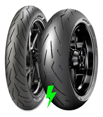 Kit Pneu 110/70-17 Rosso 3 +160/60-17 Rosso Corsa 2 Pirelli