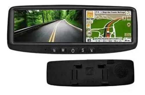 Retrovisor Com Monitor Orbe Om43gps-c 4.3 Polegadas