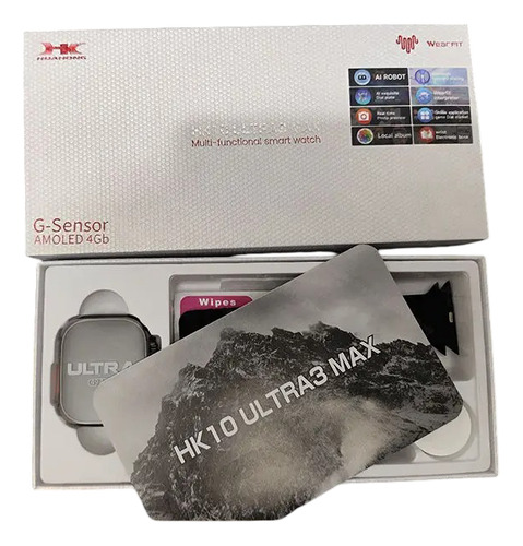 Smartwatch Hk10 Ultra 3 Max Negro Negro