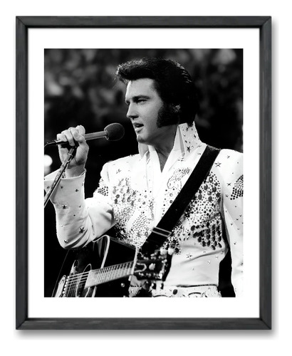 Cuadro Enmarcado - Póster Elvis Presley Rock And Roll 