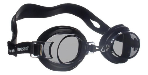 Óculos De Natação Focus Junior Series 3.0 Hammerhead Cor Fumê/preto
