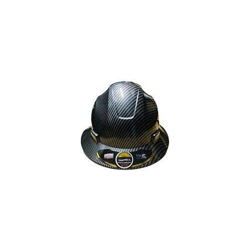 Casco Duro De Fibra De Vidrio Negro/plateado (flujo De ...